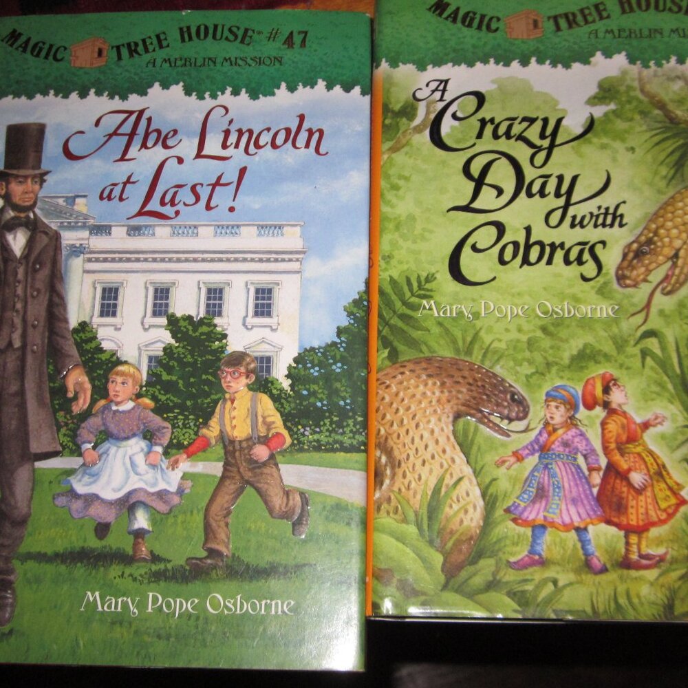 2 Magic Treehouse books hardcover NEW book 45 and 48 kids love these